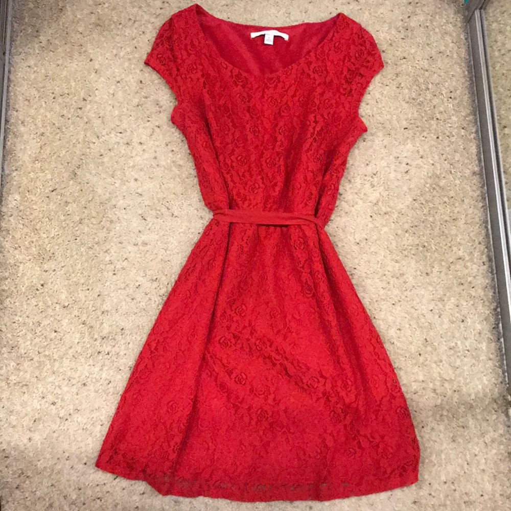 Lauren Conrad Red Dress